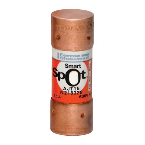 AJT15 - Fuse Amp-Trap 2000® 600V 15A Time-Delay Class J AJT Series Smart-Spot