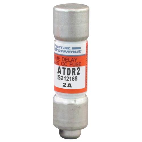 ATDR2 - Fuse Amp-Trap 2000® 600V 2A Time-Delay Class CC ATDR Series