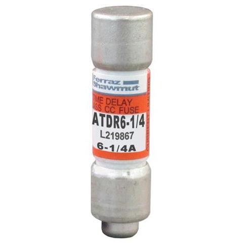 ATDR6-1/4 - Fuse Amp-Trap 2000® 600V 6.25A Time-Delay Class CC ATDR Series