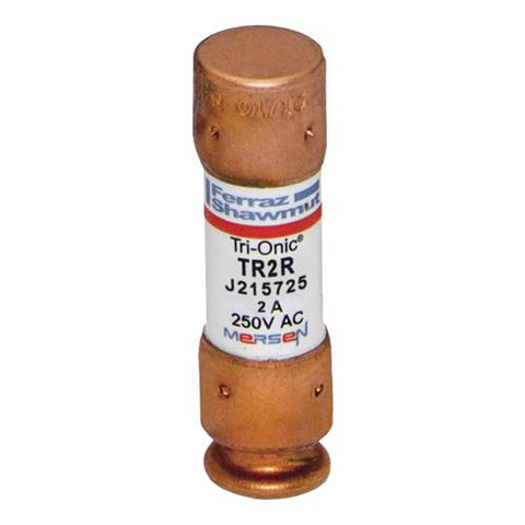 TR2R - Fuse Tri-Onic® 250V 2A Time-Delay Class RK5 TR Series