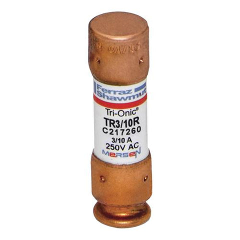 TR3/10R - Fuse Tri-Onic® 250V 0.3A Time-Delay Class RK5 TR Series