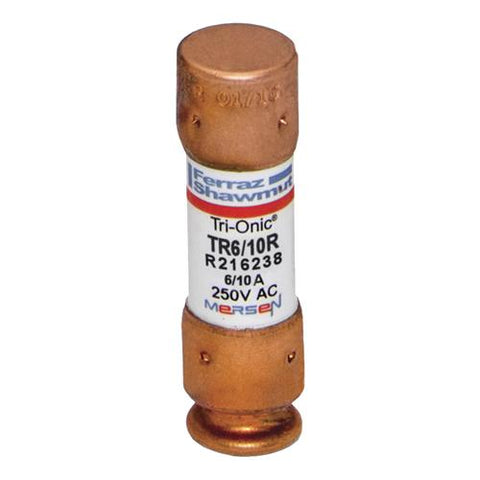 TR6/10R - Fuse Tri-Onic® 250V 0.6A Time-Delay Class RK5 TR Series