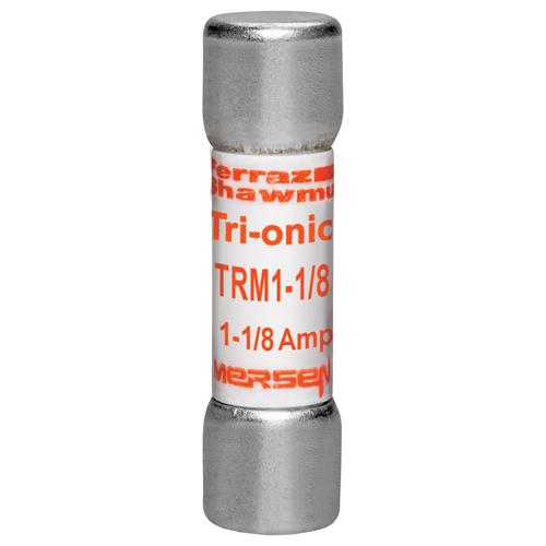 TRM1-1/8 - Fuse Tri-Onic® 250V 1.125A Time-Delay Midget TRM Series