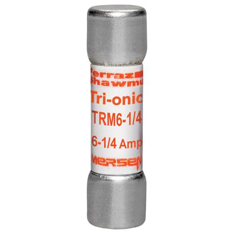 TRM6-1/4 - Fuse Tri-Onic® 250V 6.25A Time-Delay Midget TRM Series