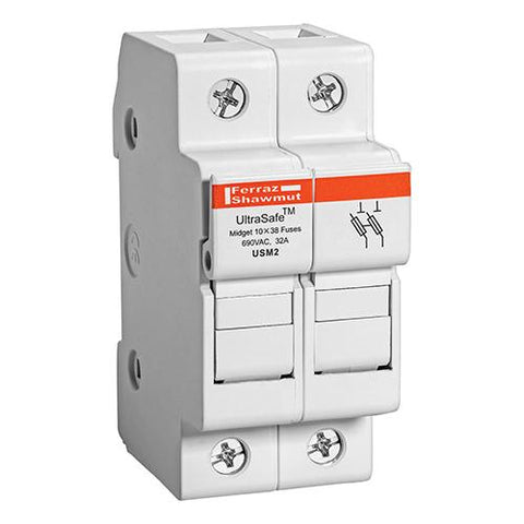 USM2 - Fuse Holders 800V 30A Midget 2-pole No Indicator