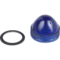 9001L9 - 30MM PLASTIC DOMED LENS CAP BLUE