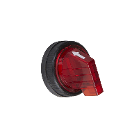 9001R8 - 30MM SHORT HANDLE FOR SELECTOR SW RED