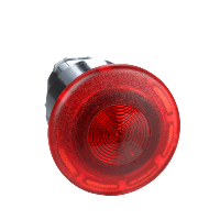 ZB4BW643 - ILLUM MUSHROOM, 2 POS, 40MM KNOB, RED