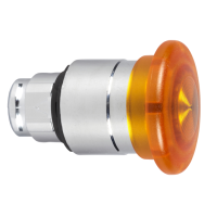 ZB4BW653 - ILLUM MUSHROOM 2 POS. 40MM KNOB YELLOW