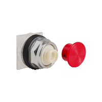 9001KR24R - 30MM MUSHROOM OPERATOR RED